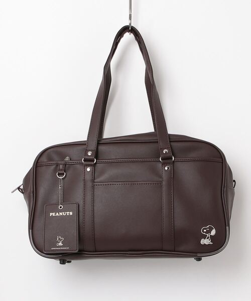 SNOOPY スヌーピー スクールバス 万年 カレンダー スチール缶 バッグ