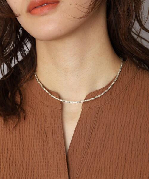 DRESSTERIOR(ドレステリア)の「◆Sisi joia(シシ ジョイア)NEW LINE necklace(ネックレス・レディース・クリア・00)」の7枚目の写真