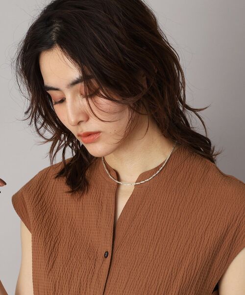 DRESSTERIOR(ドレステリア)の「◆Sisi joia(シシ ジョイア)NEW LINE necklace(ネックレス・レディース・クリア・00)」の8枚目の写真