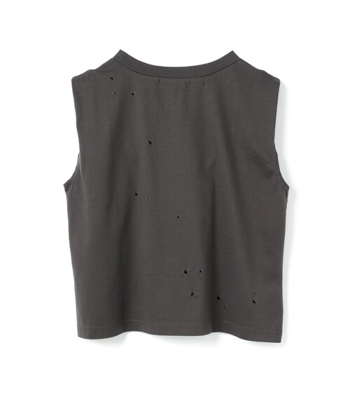 mizuiroind(ミズイロインド)の「mizuiro ind パンチングノースリーブプルオーバー(Tシャツ/カットソー・レディース・ブラック/オフホワイト/チャコールグレー・FREE)」の21枚目の写真