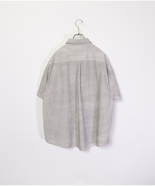 many men many mind（メニーメンメニーマインド）の「many men many mind /ピグメントブロード/マルチポケット/セットアップ/ショートパンツ/半袖シャツ（セットアップ・メンズ・チャコールグレー/ブルー/サンドベージュ・MEDIUM/LARGE）」の5枚目の写真