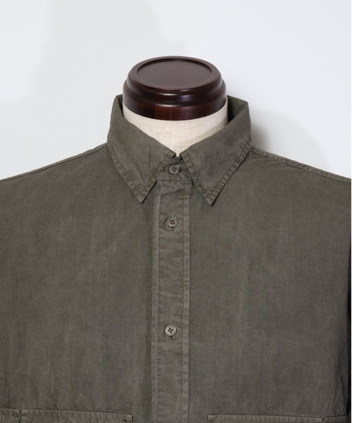 many men many mind（メニーメンメニーマインド）の「many men many mind /ピグメントブロード/マルチポケット/セットアップ/ショートパンツ/半袖シャツ（セットアップ・メンズ・チャコールグレー/ブルー/サンドベージュ・MEDIUM/LARGE）」の12枚目の写真