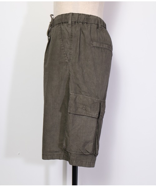 many men many mind（メニーメンメニーマインド）の「many men many mind /ピグメントブロード/マルチポケット/セットアップ/ショートパンツ/半袖シャツ（セットアップ・メンズ・チャコールグレー/ブルー/サンドベージュ・MEDIUM/LARGE）」の20枚目の写真