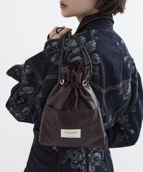 美品⭐︎ STUDIOUS別注ビューティフルピープルバッグ beautiful people/ビューティフルピープル】《STUDIOUS別注