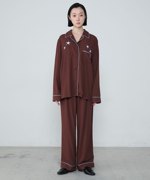 ★日本未入荷★ S MAXMARA☆ パターンツイルパジャマパンツ LEDA AICON Striped Pj Pants / TXA-TENGA by Artist-