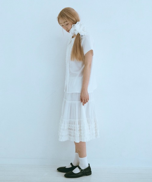 FEKETE フリルボリュームスカート frill midi flared skirt / フリルボリュームスカート（スカート