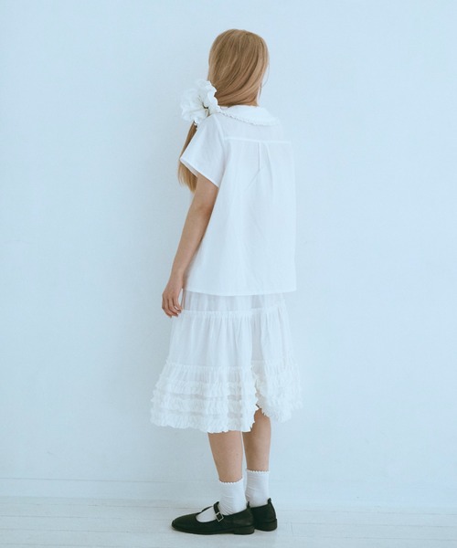 FEKETE フリルボリュームスカート(タグ保管あり) frill midi flared skirt / フリルボリュームスカート（スカート