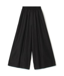 コットンシルクローン ワイドパンツ