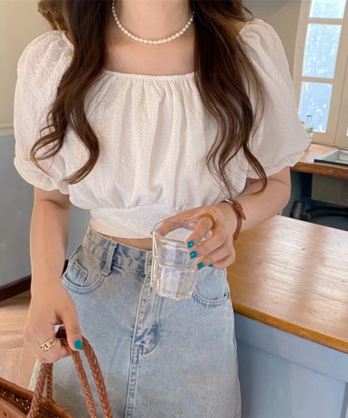 タグ付き新品⭐︎Liesseリエス⭐︎ショート丈パフスリーブブルゾン 楽天市場】レザージャケット レディース ショート丈