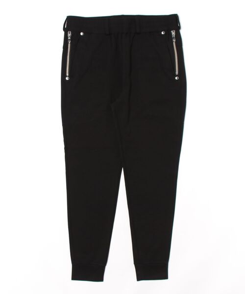 UNION STATION（ユニオンステーション）の「『プロスペリティ』コラボストレッチポンチジャガードジョガーパンツ（デニムパンツ・メンズ・ブラック/グレー・LL/S/M/L）」の2枚目の写真