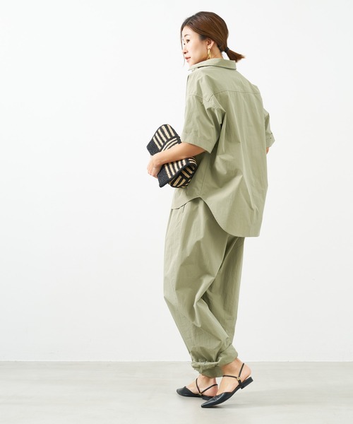 今季完売＊MICA&DEALサファリシャツ セール】サファリシャツ〈セットアップ対応〉（シャツ/ブラウス