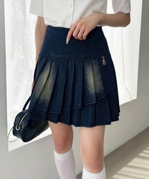 one after another NICE CLAUP | 【サイズ展開あり】チャーム付きイレヘムプリーツスカート(スカート)