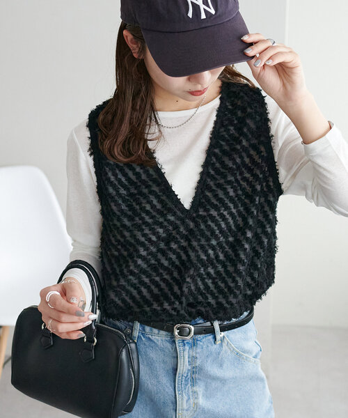 DISCOAT フリンジベスト Discoat｜フリンジベスト | Rakuten Fashion(楽天ファッション