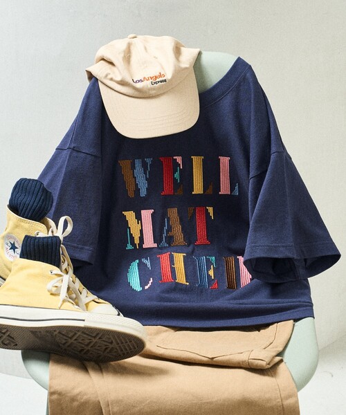 セール】カラフル 刺繍Tシャツ（Tシャツ/カットソー）｜FREAK'S