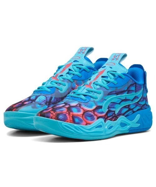 PUMA（プーマ）の「PUMA MB.04 LO ALIEN SKINS（プーマ MB.04 ロー エイリアン スキン）（スニーカー・メンズ・ブルー系・26.5cm/28cm/27cm/27.5cm/26cm/28.5cm）」の2枚目の写真