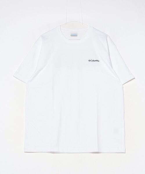 Columbia(コロンビア)の「【別注】コロンビア ポテトストリームグラフィックショートスリーブTシャツ 限定コラボ(Tシャツ/カットソー・メンズ・ダークグリーン/ブラック/サンドグレー/ホワイト・M/L/LL/S)」の1枚目の写真