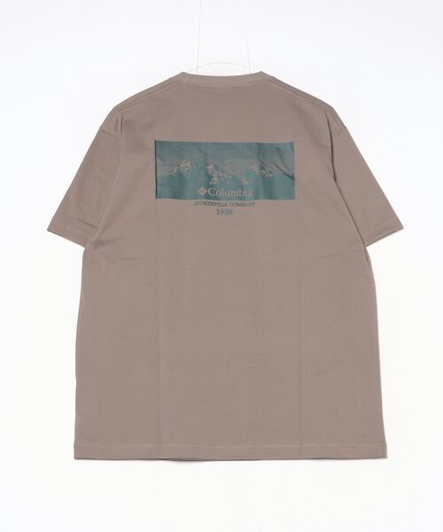 Columbia(コロンビア)の「【別注】コロンビア ポテトストリームグラフィックショートスリーブTシャツ 限定コラボ(Tシャツ/カットソー・メンズ・ダークグリーン/ブラック/サンドグレー/ホワイト・M/L/LL/S)」の5枚目の写真