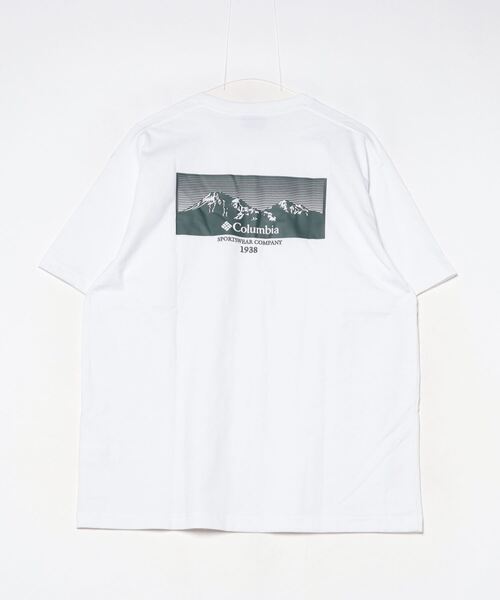 Columbia(コロンビア)の「【別注】コロンビア ポテトストリームグラフィックショートスリーブTシャツ 限定コラボ(Tシャツ/カットソー・メンズ・ダークグリーン/ブラック/サンドグレー/ホワイト・M/L/LL/S)」の6枚目の写真