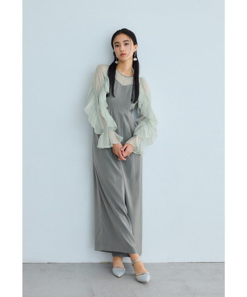 ★新品★ドリードール　シアーフリルパンツドレス　結婚式　二次会　パーティー Dorry Doll パンツドレス シアーフリルパンツドレス : ZOZOTOWN