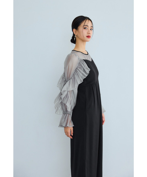 ★新品★ドリードール　シアーフリルパンツドレス　結婚式　二次会　パーティー Dorry Doll パンツドレス シアーフリルパンツドレス : ZOZOTOWN