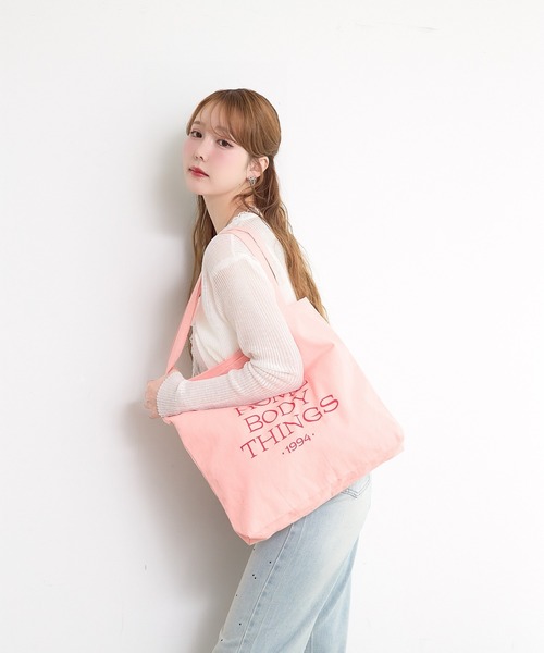 paravion（パラビオン）の「推し活☆カラーエコバッグ（トートバッグ・レディース・ブルー/ホワイト/ブラウン/グリーン/ピンク/レッド・FREE）」の18枚目の写真
