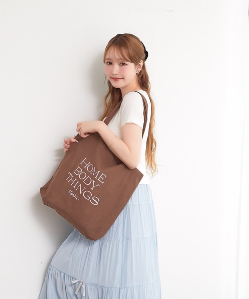 paravion（パラビオン）の「推し活☆カラーエコバッグ（トートバッグ・レディース・ブルー/ホワイト/ブラウン/グリーン/ピンク/レッド・FREE）」の12枚目の写真