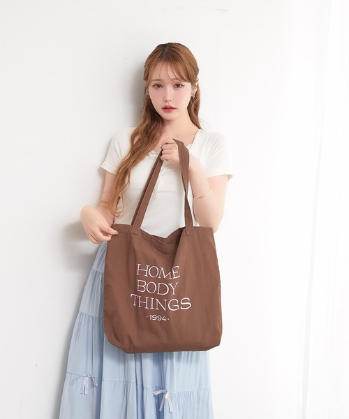 paravion（パラビオン）の「推し活☆カラーエコバッグ（トートバッグ・レディース・ブルー/ホワイト/ブラウン/グリーン/ピンク/レッド・FREE）」の14枚目の写真