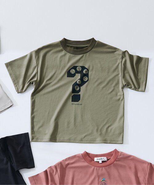 F.O.KIDS（エフオーキッズ）の「【ジュニア対応】ハイブリッドTシャツ（Tシャツ/カットソー・キッズ・レッド/ベージュ/カーキ/ブラック・100/80/140/130/120/110/90）」の3枚目の写真