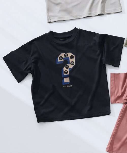 F.O.KIDS（エフオーキッズ）の「【ジュニア対応】ハイブリッドTシャツ（Tシャツ/カットソー・キッズ・レッド/ベージュ/カーキ/ブラック・100/80/140/130/120/110/90）」の2枚目の写真