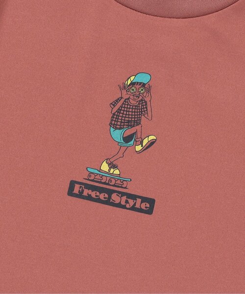 F.O.KIDS（エフオーキッズ）の「【ジュニア対応】ハイブリッドTシャツ（Tシャツ/カットソー・キッズ・レッド/ベージュ/カーキ/ブラック・100/80/140/130/120/110/90）」の10枚目の写真