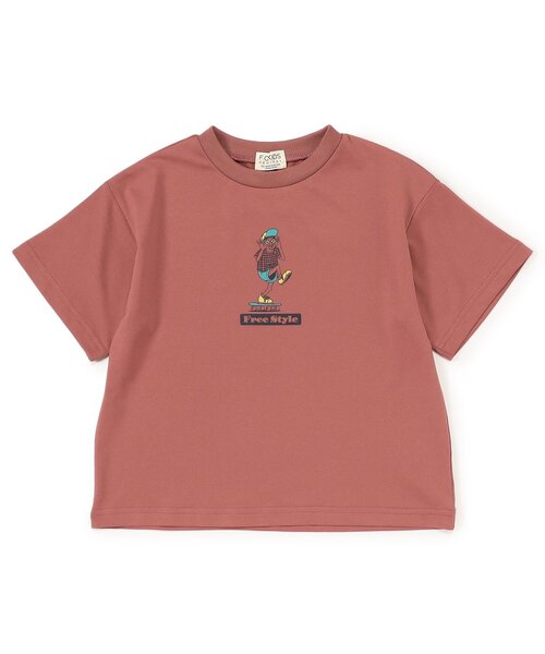 F.O.KIDS（エフオーキッズ）の「【ジュニア対応】ハイブリッドTシャツ（Tシャツ/カットソー・キッズ・レッド/ベージュ/カーキ/ブラック・100/80/140/130/120/110/90）」の17枚目の写真