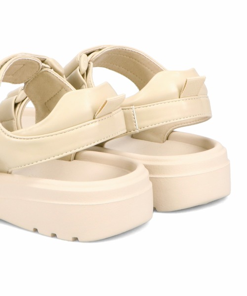 ORiental TRaffic（オリエンタルトラフィック）の「【Fit meサンダル】ダブルベルトサンダル/51227（サンダル・レディース・ブラック/アイボリー/イエロー・S/M/L/LL）」の7枚目の写真