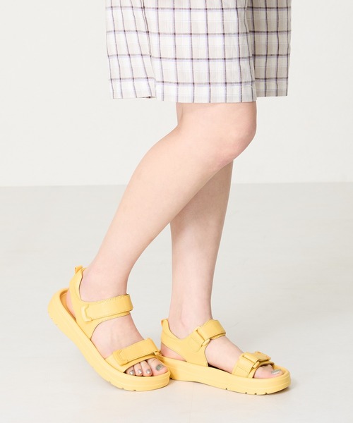 ORiental TRaffic(オリエンタルトラフィック)の「【Fit meサンダル】ダブルベルトサンダル/51227(サンダル・レディース・ブラック/アイボリー/イエロー・S/M/L/LL)」の16枚目の写真