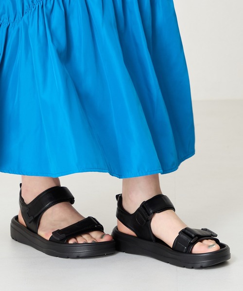 ORiental TRaffic(オリエンタルトラフィック)の「【Fit meサンダル】ダブルベルトサンダル/51227(サンダル・レディース・ブラック/アイボリー/イエロー・S/M/L/LL)」の22枚目の写真