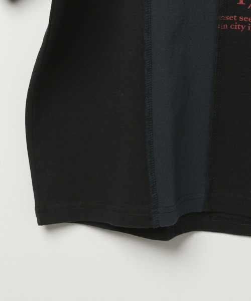 LEPSIM（レプシィム）の「ストーンウォッシュ切り替えT　494900（Tシャツ/カットソー・レディース・オフホワイト/ブラック/ライトグレー・FREE）」の16枚目の写真