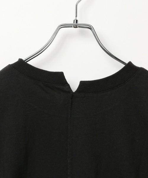 LEPSIM（レプシィム）の「ストーンウォッシュ切り替えT　494900（Tシャツ/カットソー・レディース・オフホワイト/ブラック/ライトグレー・FREE）」の17枚目の写真