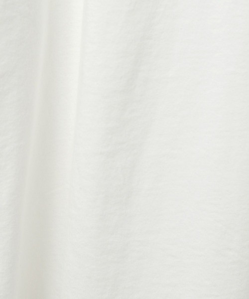 LEPSIM（レプシィム）の「ストーンウォッシュ切り替えT　494900（Tシャツ/カットソー・レディース・オフホワイト/ブラック/ライトグレー・FREE）」の20枚目の写真