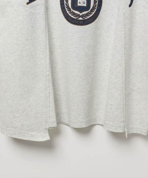 LEPSIM（レプシィム）の「ストーンウォッシュ切り替えT　494900（Tシャツ/カットソー・レディース・オフホワイト/ブラック/ライトグレー・FREE）」の21枚目の写真