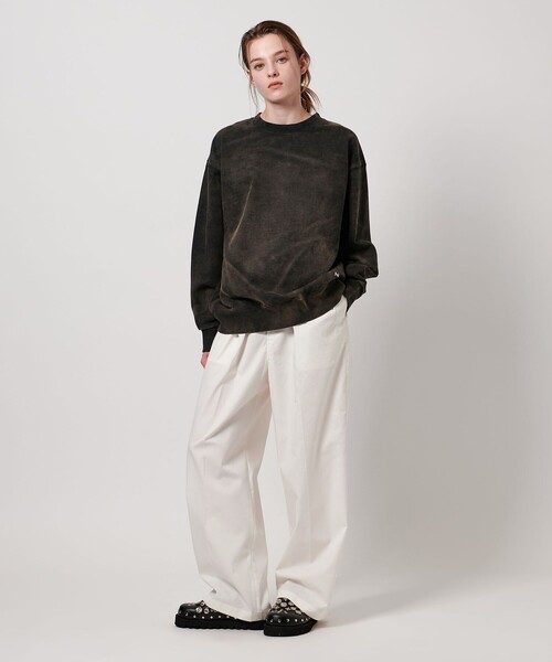トレーナー スウェット 「ASTRAET」アシッドウォッシュ スウェット レディース ASTRAET＞アシッドウォッシュ スウェット（スウェット