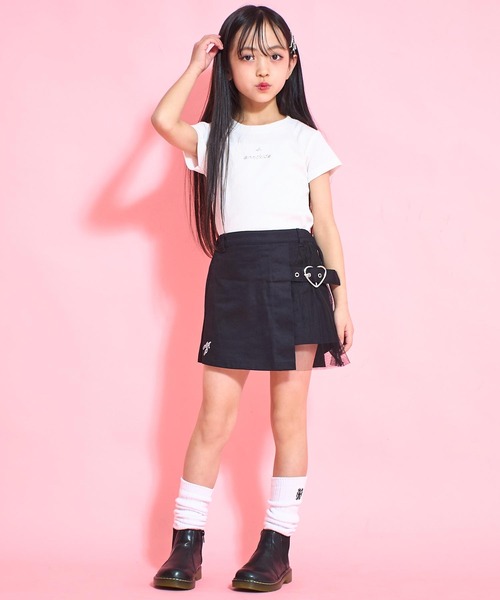 キッズ♡ガールズ♡トップス♡スカート♡おまとめ♡ 楽天市場】キッズ ダンス衣装 パープル 黒 キラキラ トップス