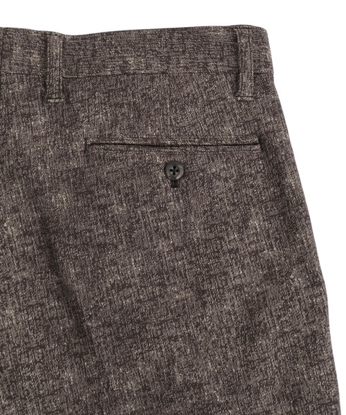 MEN'S BIGI(メンズビギ)の「【ACTIVE TAILOR/アクティブテイラー】ヒートパフォーマーツイード調プリントスラックスパンツ(スラックス・メンズ・ブラウン/ネイビー/ブラック・03/02/01/04)」の5枚目の写真
