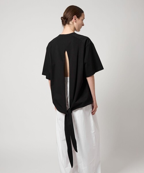 AEWEN MATOPH(イウエン マトフ)の「<AEWEN MATOPH>バックスリット ビッグTシャツ(Tシャツ/カットソー・レディース・ブラック/ホワイト/ベージュ・FREE)」の6枚目の写真