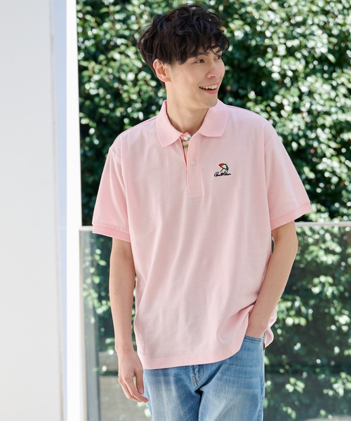 Arnold Palmer（アーノルドパーマー）の「シェア カノコ ワンポイント刺繍 半袖 ポロシャツ（ポロシャツ・レディース・スカイブルー/ピンク/ミント/ネイビー・XS/LL/L/M/S）」の22枚目の写真