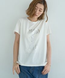 Tシャツ/カットソー（シルバー/銀色系・半袖）ファッション通販