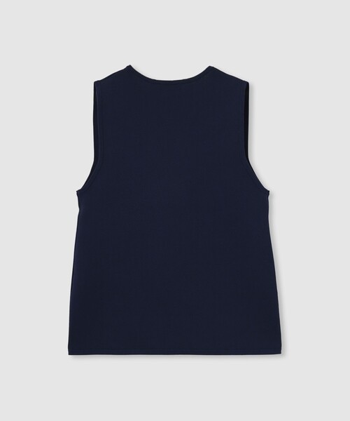 allureville(アルアバイル)の「ミラノリブニットジレ(ニット/セーター・レディース・ネイビー/オフホワイト・2)」の8枚目の写真