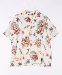 Kahiko（カヒコ）の「【Kahiko】SURF＆Palms レインMEN'Sアロハシャツ（シャツ/ブラウス）」