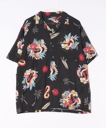 Kahiko（カヒコ）の「【Kahiko】SURF＆Palms レインMEN'Sアロハシャツ（シャツ/ブラウス）」