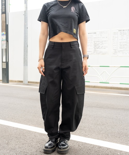 セール】Barrel leg twist cargo pants（カーゴパンツ）｜Subciety