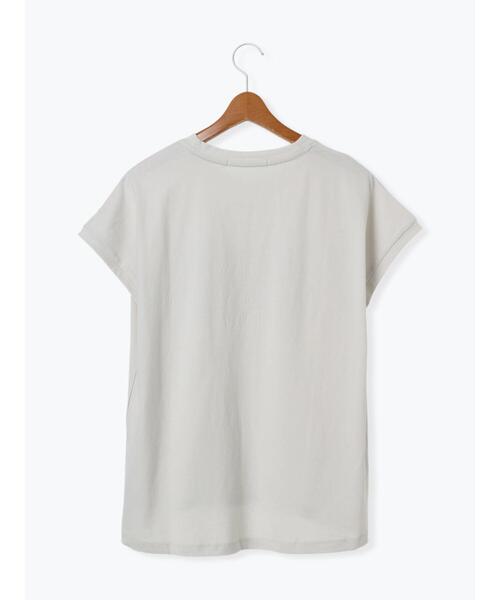 Lugnoncure(ルノンキュール)の「エンボスロゴTシャツ(Tシャツ/カットソー・レディース・ネイビー/オフホワイト/グレー/ブラック・F)」の10枚目の写真