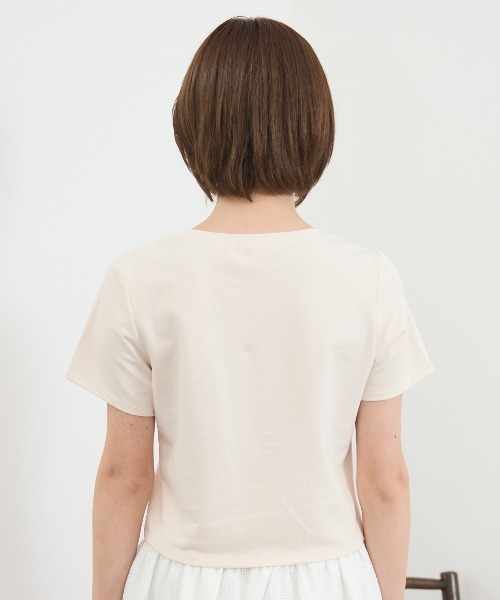 tシャツ ラメエンブレムTシャツ レディース ラメエンブレムTシャツ（Tシャツ/カットソー）｜REDYAZEL